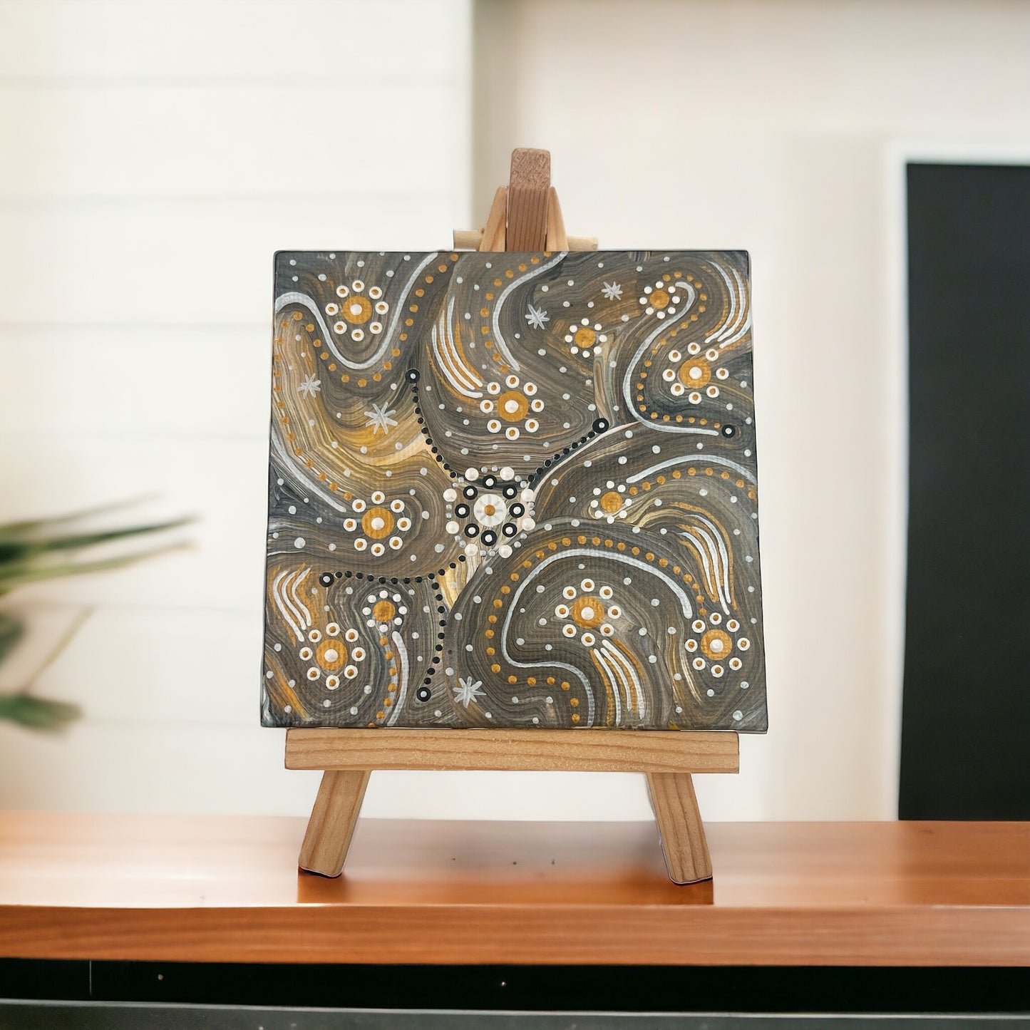 'Star Dreaming' original canvas artwork by Aboriginal artist, Amy Allerton | Indigico Creative Studio