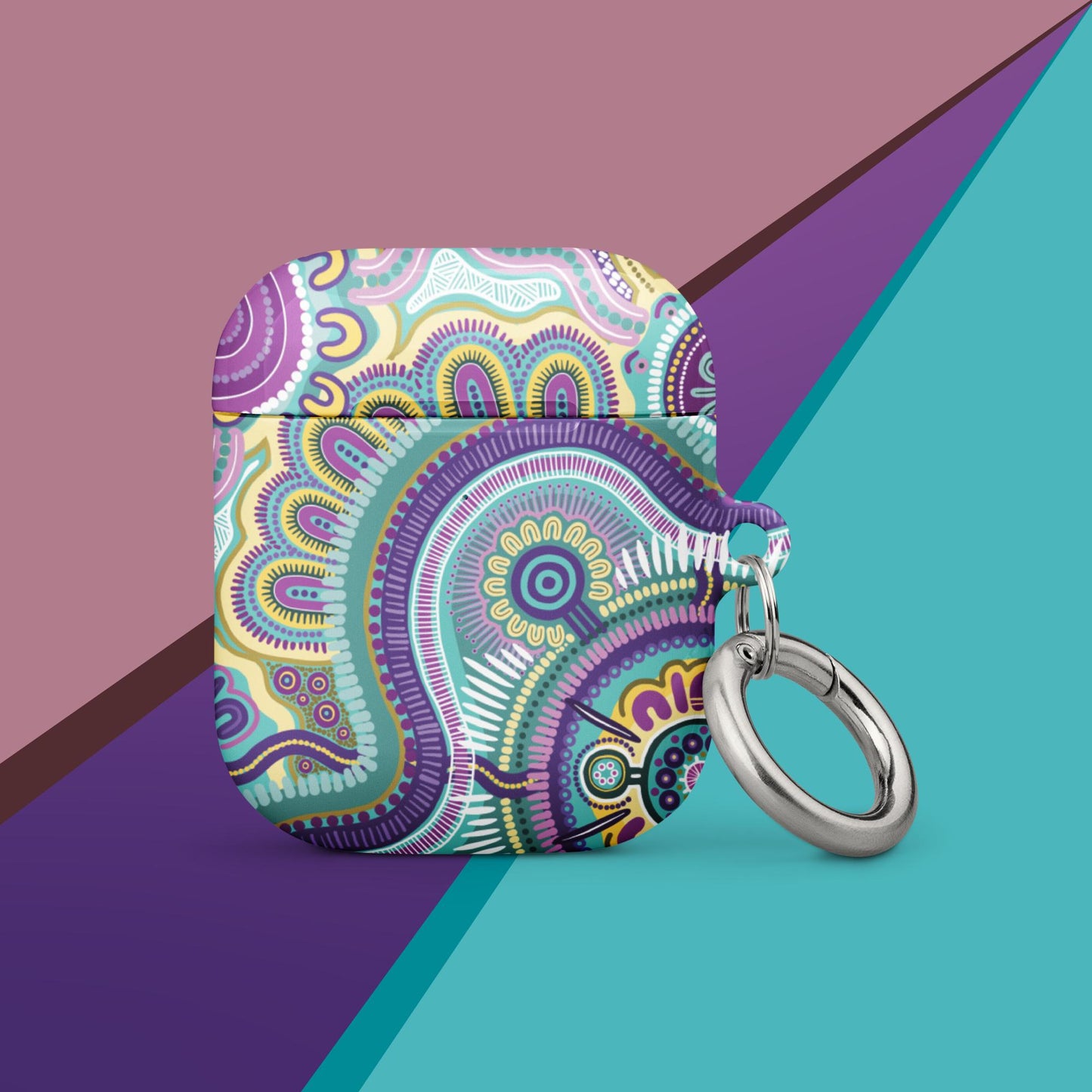 Indigico Aboriginal Art Case for Apple AirPods® - 'Guwaabal' print