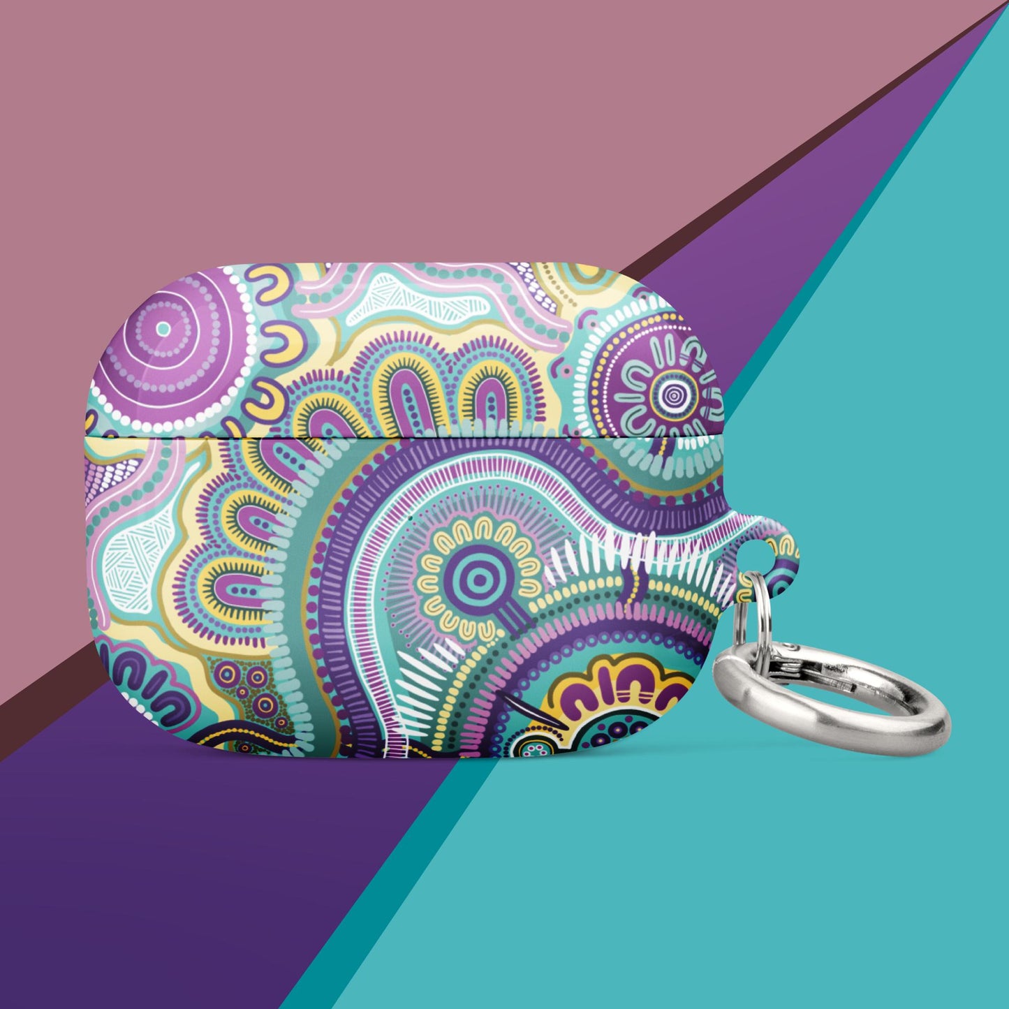 Indigico Aboriginal Art Case for Apple AirPods® - 'Guwaabal' print