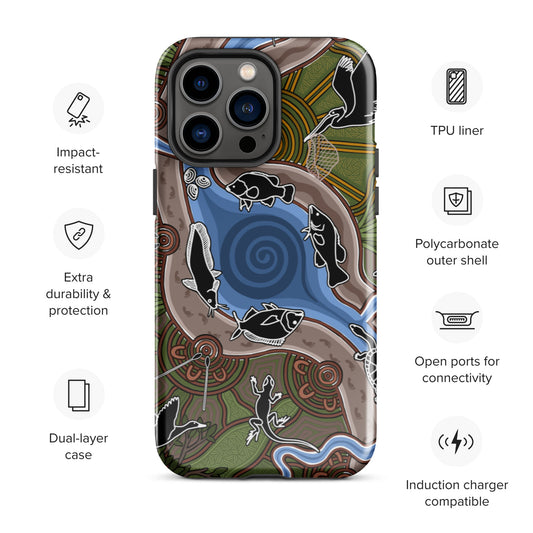 Indigico Aboriginal art Magsafe Tough Case for iPhone® - 'Paradise' print