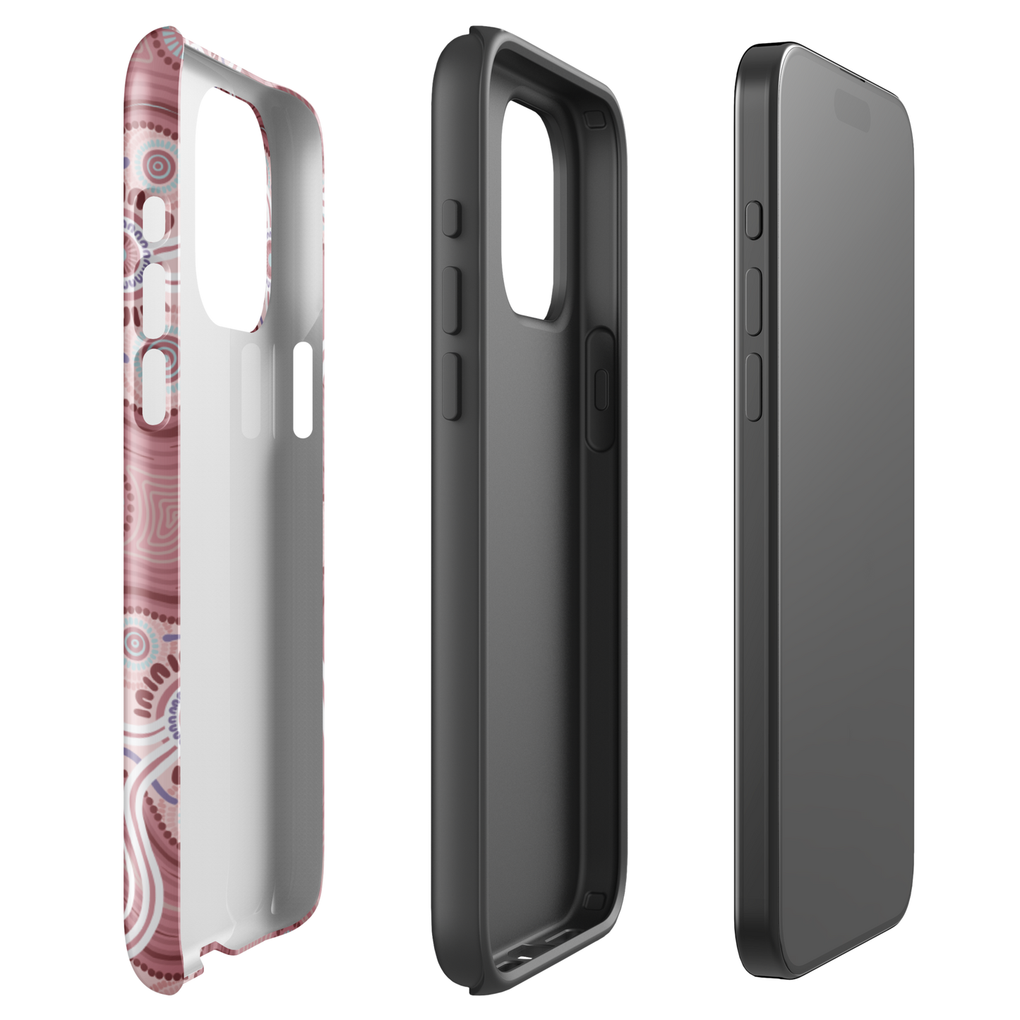 Indigico Aboriginal Art Magsafe Tough Case for iPhone® - 'Ripples of the Matriarchs' print