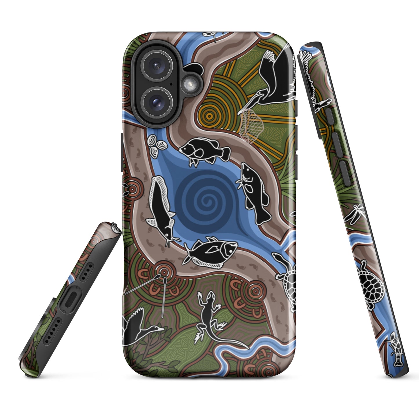 Indigico Aboriginal art Magsafe Tough Case for iPhone® - 'Paradise' print