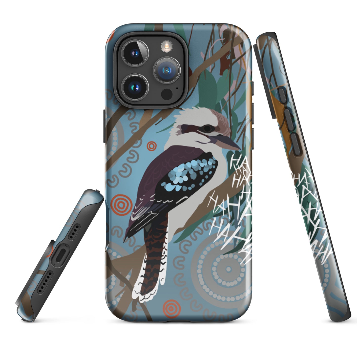 Indigico Aboriginal art Magsafe Tough Case for iPhone® - 'Merry Merry King of the Bush' print