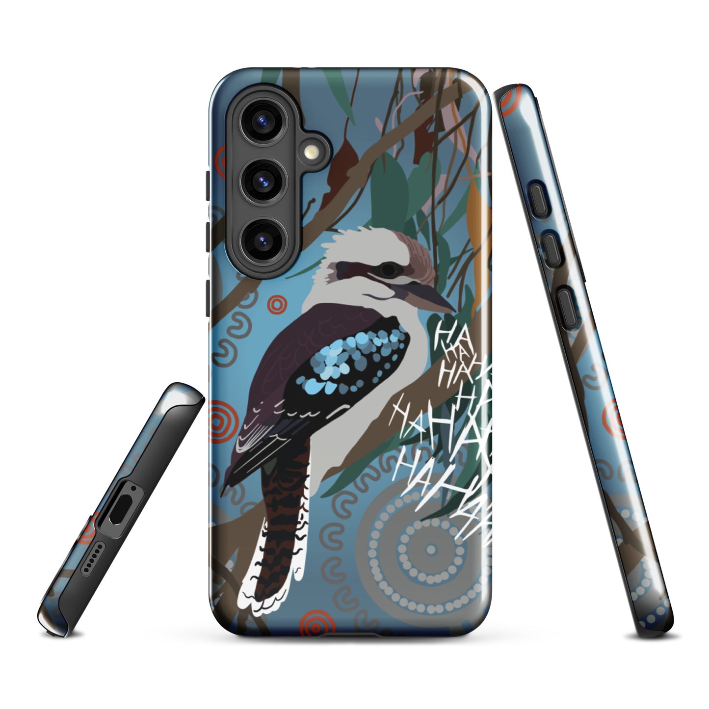 Indigico Aboriginal Art Magsafe Tough case for Samsung® - 'Merry Merry King of the Bush' print