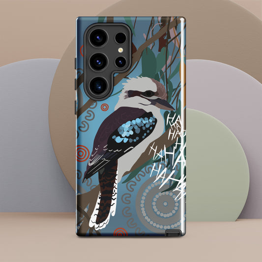Indigico Aboriginal Art Magsafe Tough case for Samsung® - 'Merry Merry King of the Bush' print