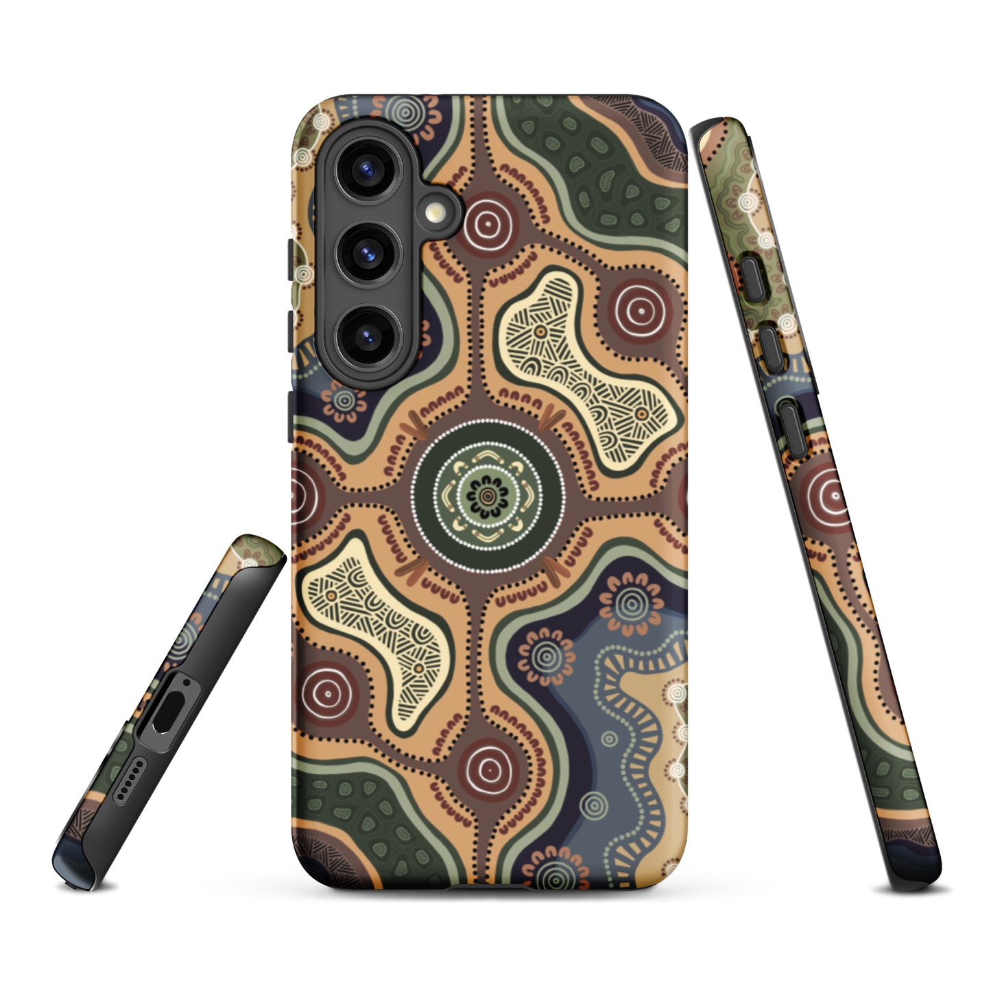 Indigico Aboriginal Art Magsafe Tough case for Samsung® - 'Foundations' print