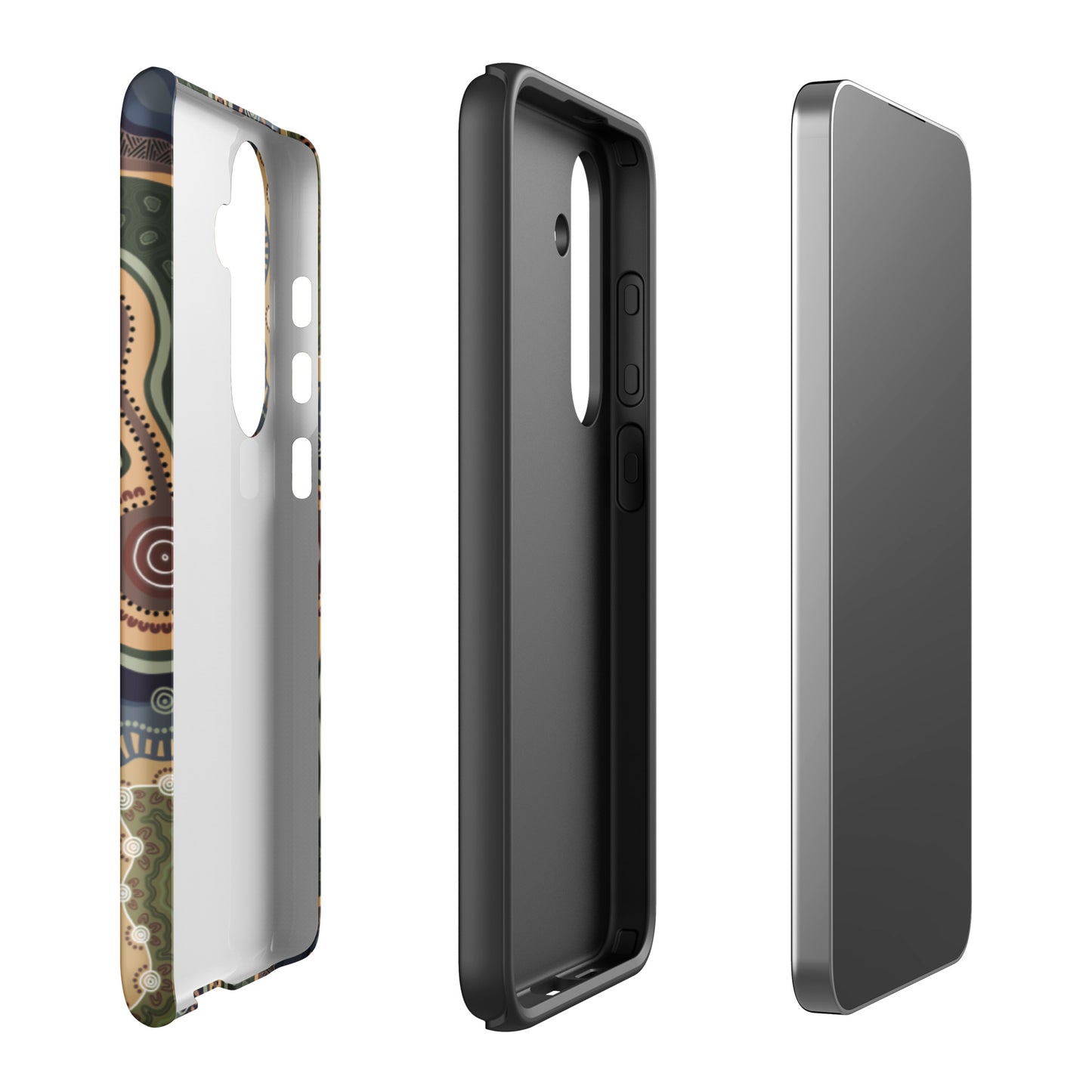 Indigico Aboriginal Art Magsafe Tough case for Samsung® - 'Foundations' print