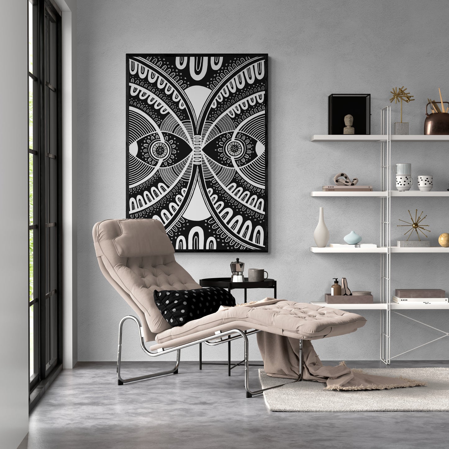 Indigico Aboriginal Art Canvas Print - Framed or Unframed - 'Generations' artwork by Amy Allerton