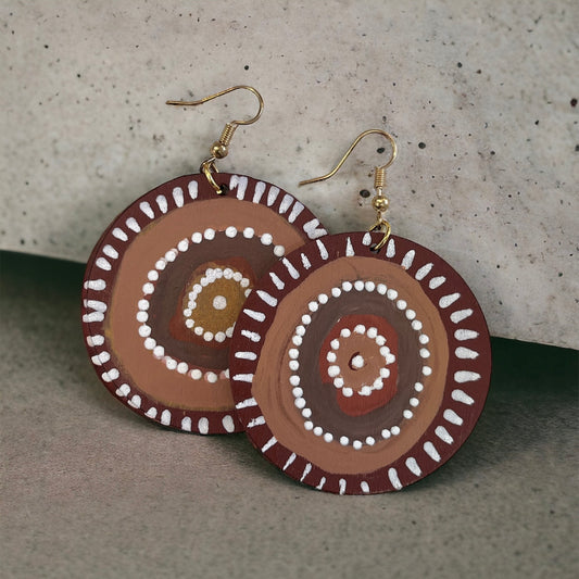 Timber Circle Earrings - MEETING PLACE